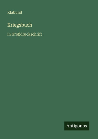 Kriegsbuch
