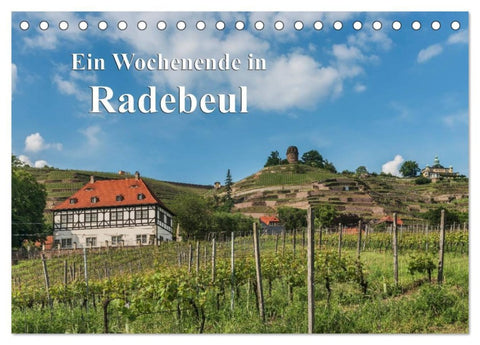 Ein Wochenende in Radebeul (Tischkalender 2026 DIN A5 quer), CALVENDO Monatskalender