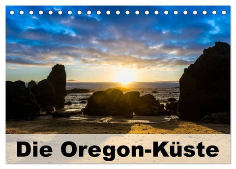 Die Oregon-Küste (Tischkalender 2027 DIN A5 quer), CALVENDO Monatskalender