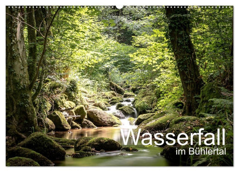 Wasserfall im Bühlertal (Wandkalender 2027 DIN A2 quer), CALVENDO Monatskalender