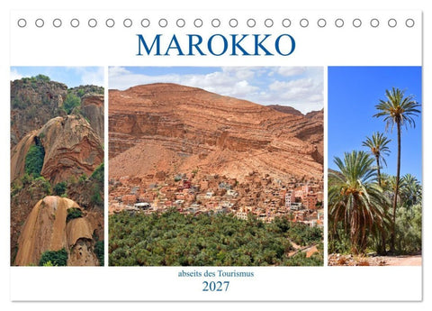 MAROKKO abseits des Tourismus (Tischkalender 2027 DIN A5 quer), CALVENDO Monatskalender