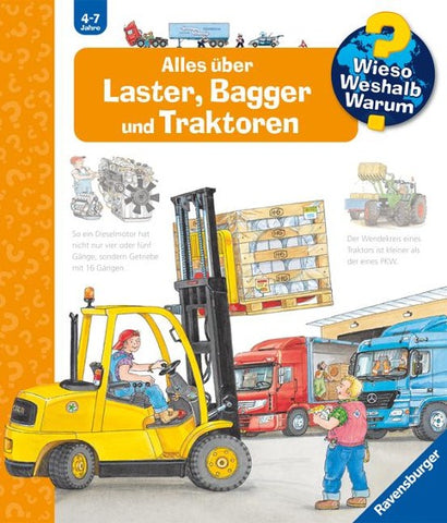 Wieso? Weshalb? Warum? Band 38 - Alles über Laster, Bagger und Traktoren