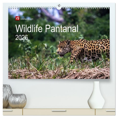 Wildlife Pantanal 2026 (hochwertiger Premium Wandkalender 2026 DIN A2 quer), Kunstdruck in Hochglanz