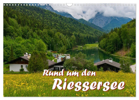 Rund um den Riessersee (Wandkalender 2026 DIN A3 quer), CALVENDO Monatskalender