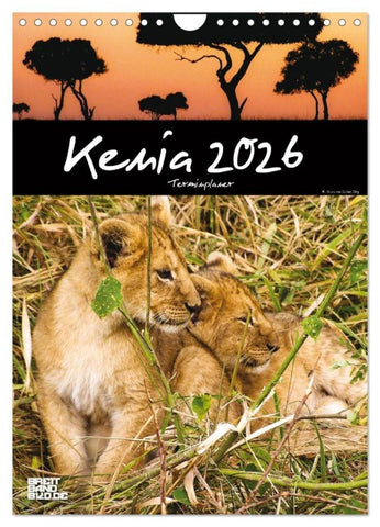 Kenia - Terminplaner (Wandkalender 2026 DIN A4 hoch), CALVENDO Monatskalender