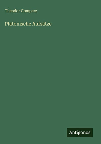 Platonische Aufsätze