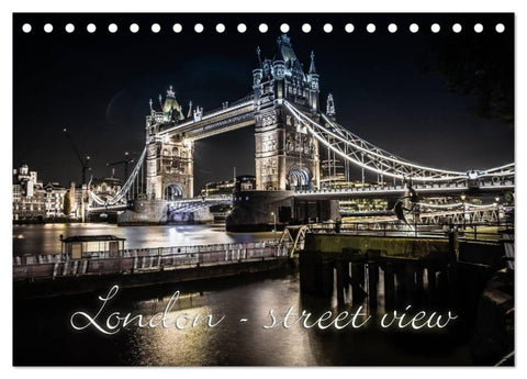 London - street view (CH-Version) (Tischkalender 2027 DIN A5 quer), CALVENDO Monatskalender