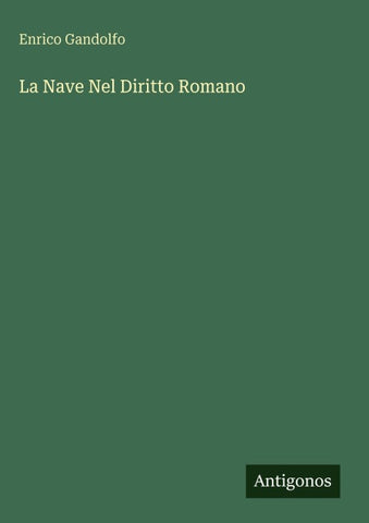 La Nave Nel Diritto Romano