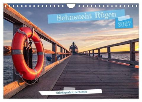 Sehnsucht Rügen (Wandkalender 2027 DIN A4 quer), CALVENDO Monatskalender
