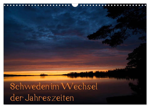 Schweden im Wechsel der Jahreszeiten (Wandkalender 2026 DIN A3 quer), CALVENDO Monatskalender