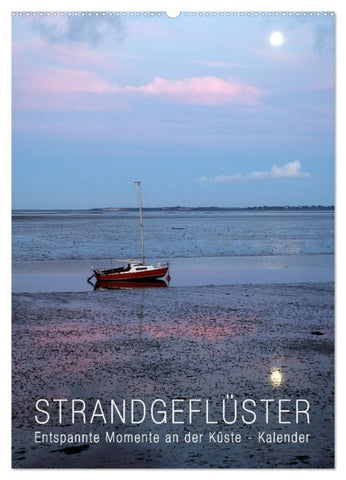 Strandgeflüster Kalender (Wandkalender 2027 DIN A2 hoch), CALVENDO Monatskalender