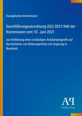 Durchführungsverordnung (EU) 2021/940 der Kommission vom 10. Juni 2021