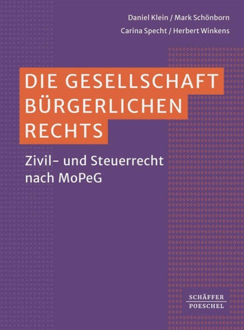Die Gesellschaft bürgerlichen Rechts