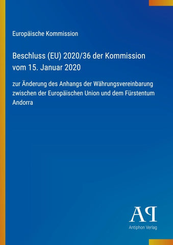 Beschluss (EU) 2020/36 der Kommission vom 15. Januar 2020