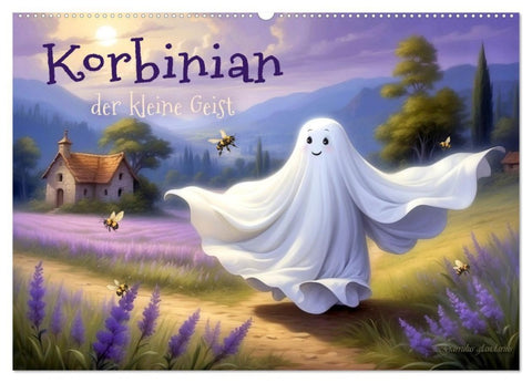 Korbinian, der kleine Geist (Wandkalender 2027 DIN A2 quer), CALVENDO Monatskalender