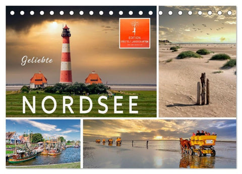 Geliebte Nordsee (Tischkalender 2027 DIN A5 quer), CALVENDO Monatskalender