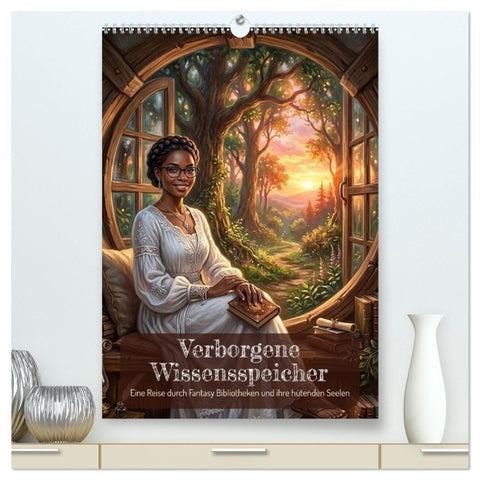 Verborgene Wissensspeicher (hochwertiger Premium Wandkalender 2027 DIN A2 hoch), Kunstdruck in Hochglanz