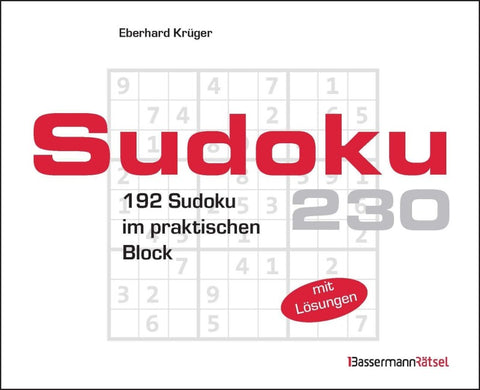 Sudokublock 230 (5 Exemplare à 2,99 €)