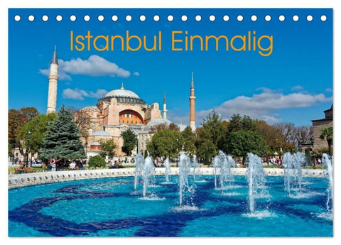 Istanbul Einmalig (Tischkalender 2027 DIN A5 quer), CALVENDO Monatskalender