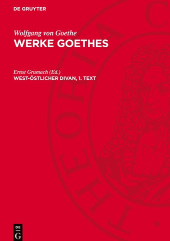 West-östlicher Divan, 1. Text