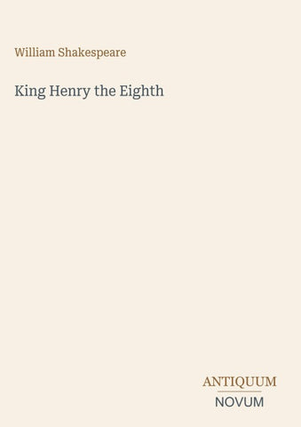 King Henry the Eighth