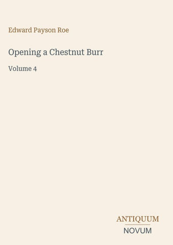 Opening a Chestnut Burr