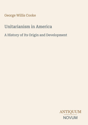 Unitarianism in America