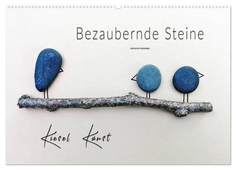 Bezaubernde Steine - Kieselkunst (Wandkalender 2027 DIN A2 quer), CALVENDO Monatskalender