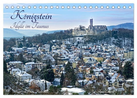 Königstein - Idylle im Taunus (Tischkalender 2027 DIN A5 quer), CALVENDO Monatskalender