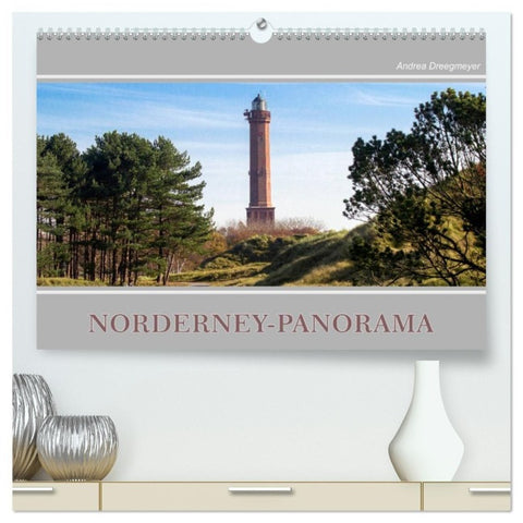 Norderney-Panorama (hochwertiger Premium Wandkalender 2027 DIN A2 quer), Kunstdruck in Hochglanz
