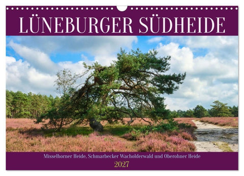 Lüneburger Südheide (Wandkalender 2027 DIN A3 quer), CALVENDO Monatskalender
