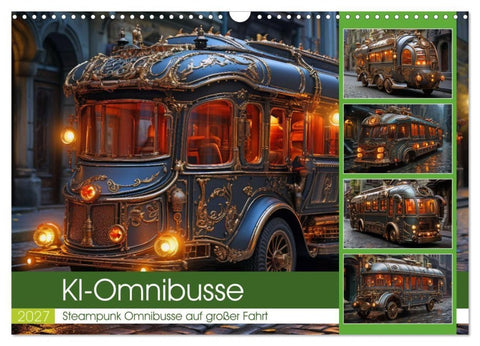 KI-Omnibusse (Wandkalender 2027 DIN A3 quer), CALVENDO Monatskalender