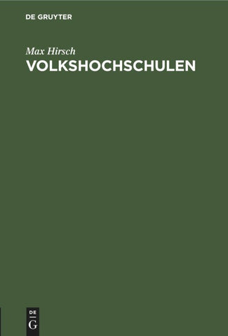 Volkshochschulen