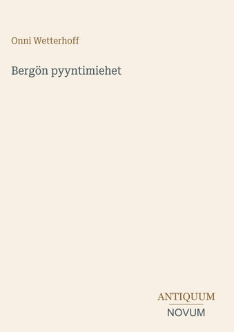 Bergön pyyntimiehet