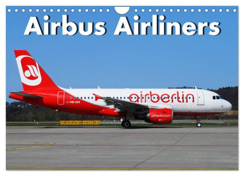 Airbus Airliners (Wandkalender 2027 DIN A4 quer), CALVENDO Monatskalender
