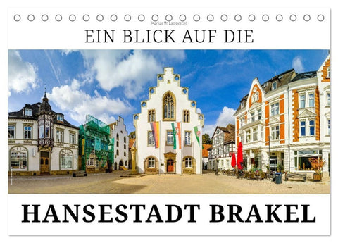 Ein Blick auf die Hansestadt Brakel (Tischkalender 2027 DIN A5 quer), CALVENDO Monatskalender