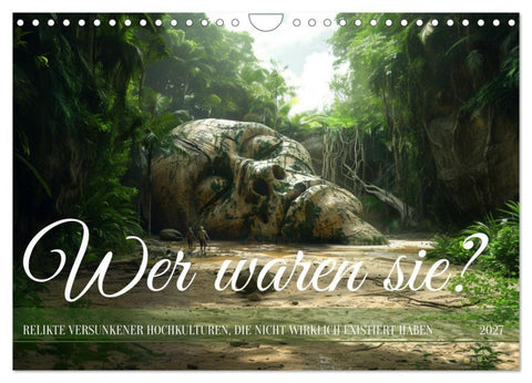 Wer waren sie? (Wandkalender 2027 DIN A4 quer), CALVENDO Monatskalender