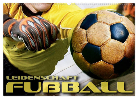 Leidenschaft Fußball (Wandkalender 2026 DIN A2 quer), CALVENDO Monatskalender