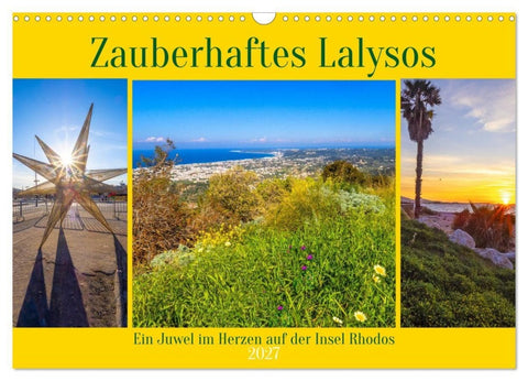 Zauberhaftes Lalysos (Wandkalender 2027 DIN A3 quer), CALVENDO Monatskalender