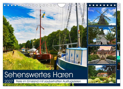 Sehenswertes Haren (Wandkalender 2027 DIN A4 quer), CALVENDO Monatskalender