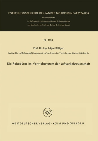 Die Reisebüros im Vertriebssystem der Luftverkehrswirtschaft