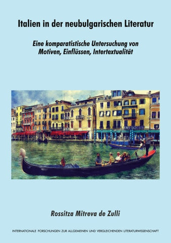 Italien in der neubulgarischen Literatur