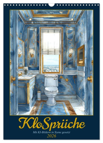 Klosprüche (Wandkalender 2026 DIN A3 hoch), CALVENDO Monatskalender