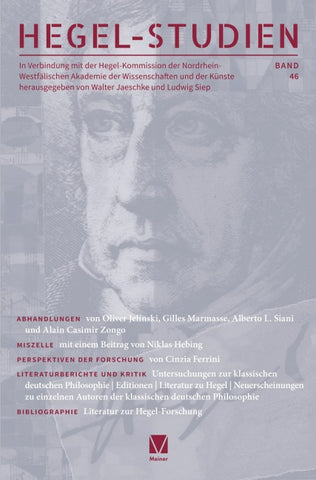 Hegel-Studien Band 46