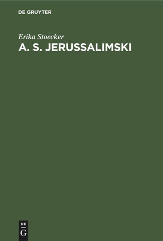 A. S. Jerussalimski