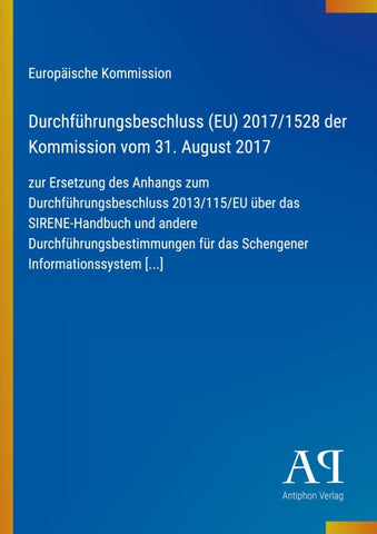 Durchführungsbeschluss (EU) 2017/1528 der Kommission vom 31. August 2017
