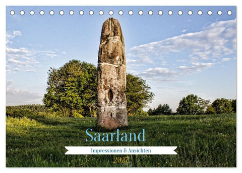 Saarland Impressionen & Ansichten (Tischkalender 2027 DIN A5 quer), CALVENDO Monatskalender