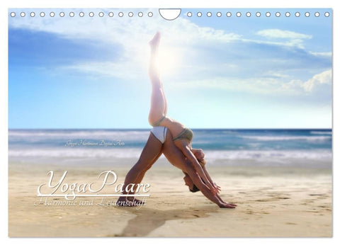 YogaPaare (Wandkalender 2027 DIN A4 quer), CALVENDO Monatskalender