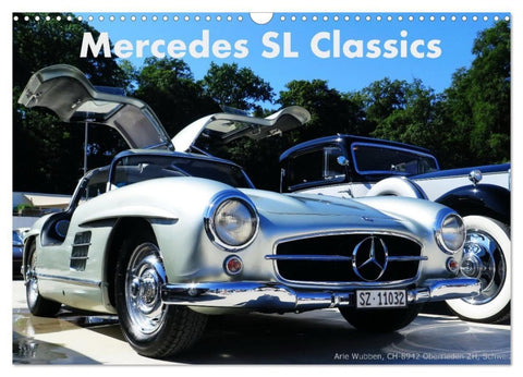 Mercedes SL Classics (Wandkalender 2027 DIN A3 quer), CALVENDO Monatskalender