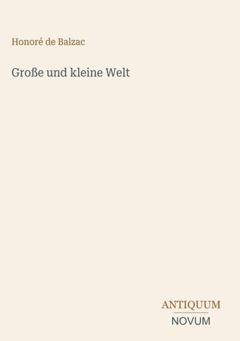 Große und kleine Welt